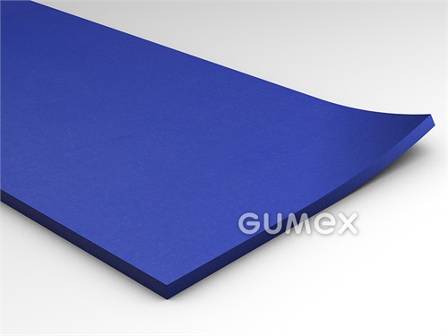 kSil GP60, 0,5mm, Breite 1200mm, FDA, 60°ShA, Silikon, -60°C/+230°C, blau, 